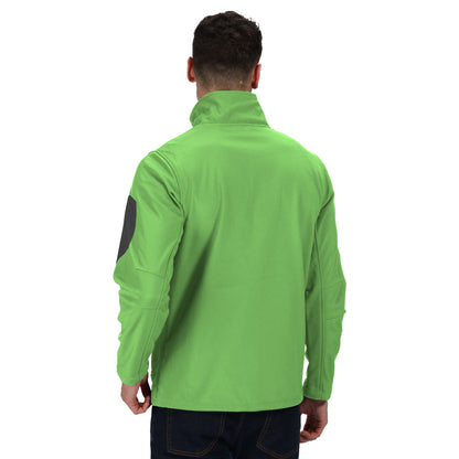 Extreme Green-Seal Grey - Side - Regatta Professional Mens 3 Layer Membrane Soft Shell Jacket