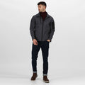 Seal Grey-Black - Lifestyle - Regatta Standout Mens Arcola 3 Layer Waterproof And Breathable Softshell Jacket