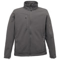 Seal Grey-Black - Front - Regatta Standout Mens Arcola 3 Layer Waterproof And Breathable Softshell Jacket