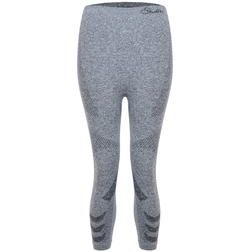 Charcoal Grey - Front - Dare 2B Womens-Ladies Zonal III 3-4 Baselayer Bottoms-Leggings