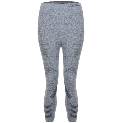 Charcoal Grey - Front - Dare 2B Womens-Ladies Zonal III 3-4 Baselayer Bottoms-Leggings