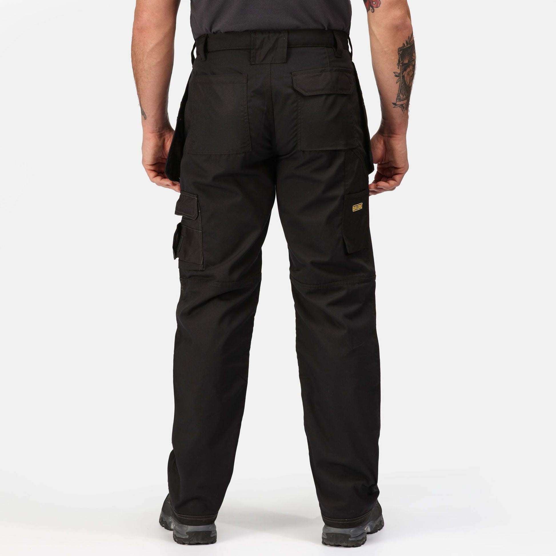 Black - Side - Regatta Professional Mens Work Trousers