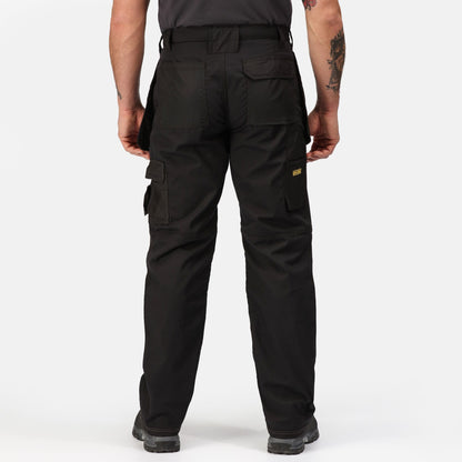 Black - Side - Regatta Professional Mens Work Trousers