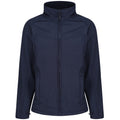 Navy-Navy - Front - Regatta Uproar Mens Softshell Wind Resistant Fleece Jacket