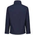 Navy-Navy - Back - Regatta Uproar Mens Softshell Wind Resistant Fleece Jacket