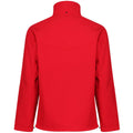 Classic Red - Back - Regatta Uproar Mens Softshell Wind Resistant Fleece Jacket