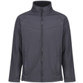 Seal Grey - Back - Regatta Uproar Mens Softshell Wind Resistant Fleece Jacket