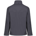 Seal Grey - Back - Regatta Uproar Mens Softshell Wind Resistant Fleece Jacket