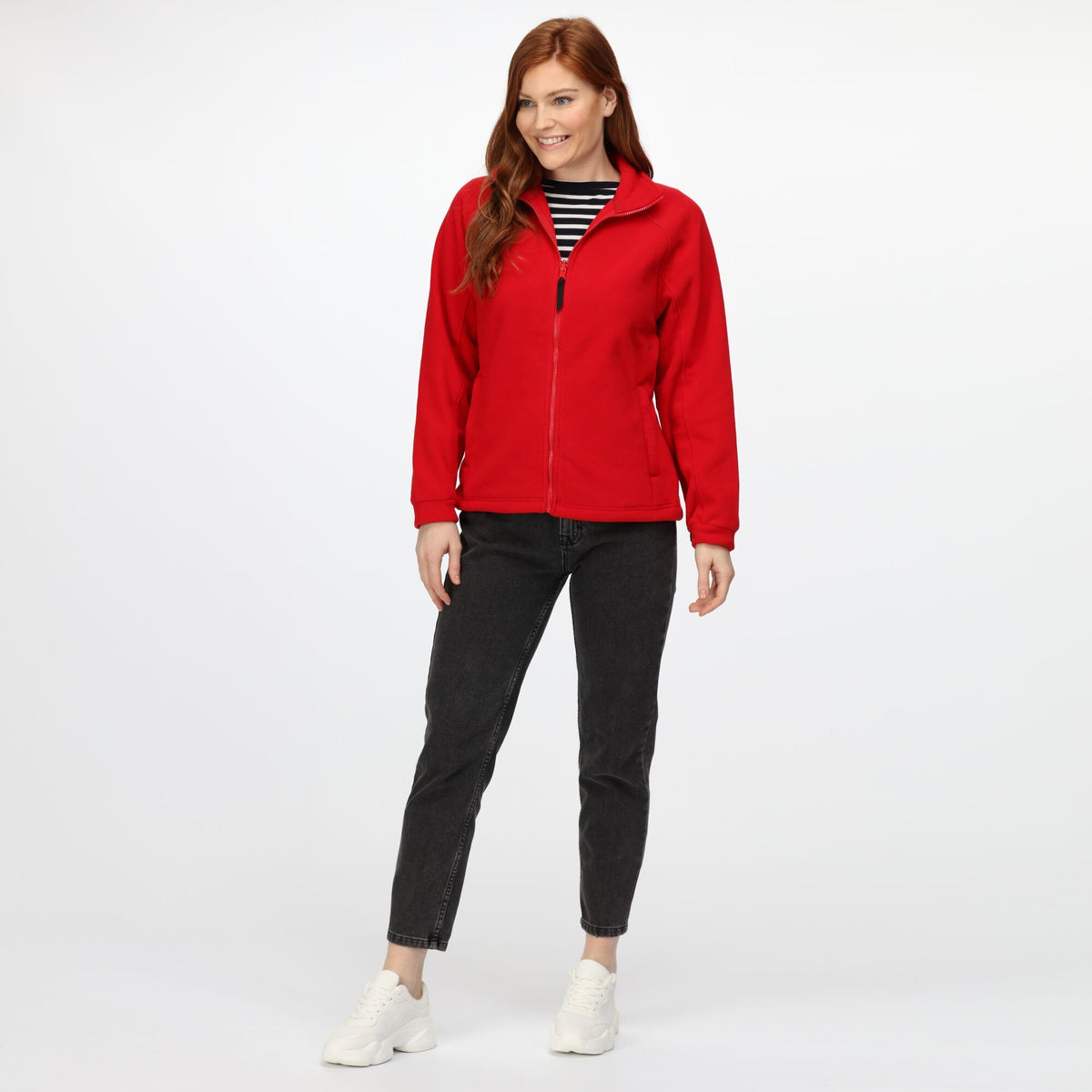 Classic Red - Pack Shot - Regatta Professional Womens-Ladies Fleece Jacket