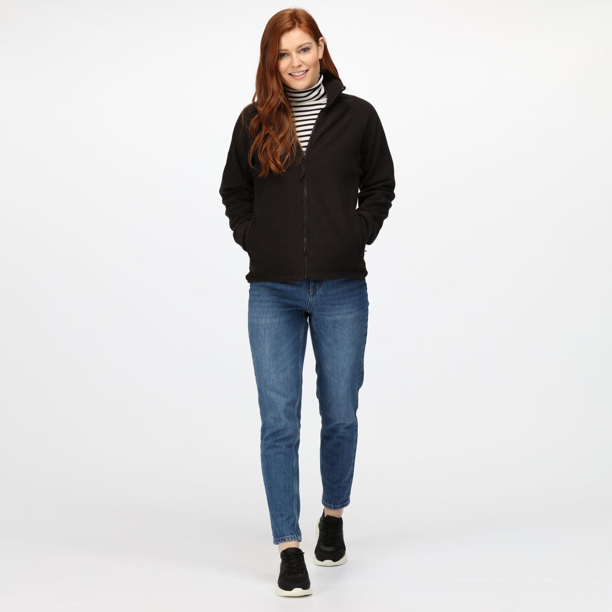Black - Lifestyle - Regatta Professional Womens-Ladies Fleece Jacket