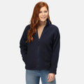 Dark Navy - Side - Regatta Ladies-Womens Thor III Fleece Jacket