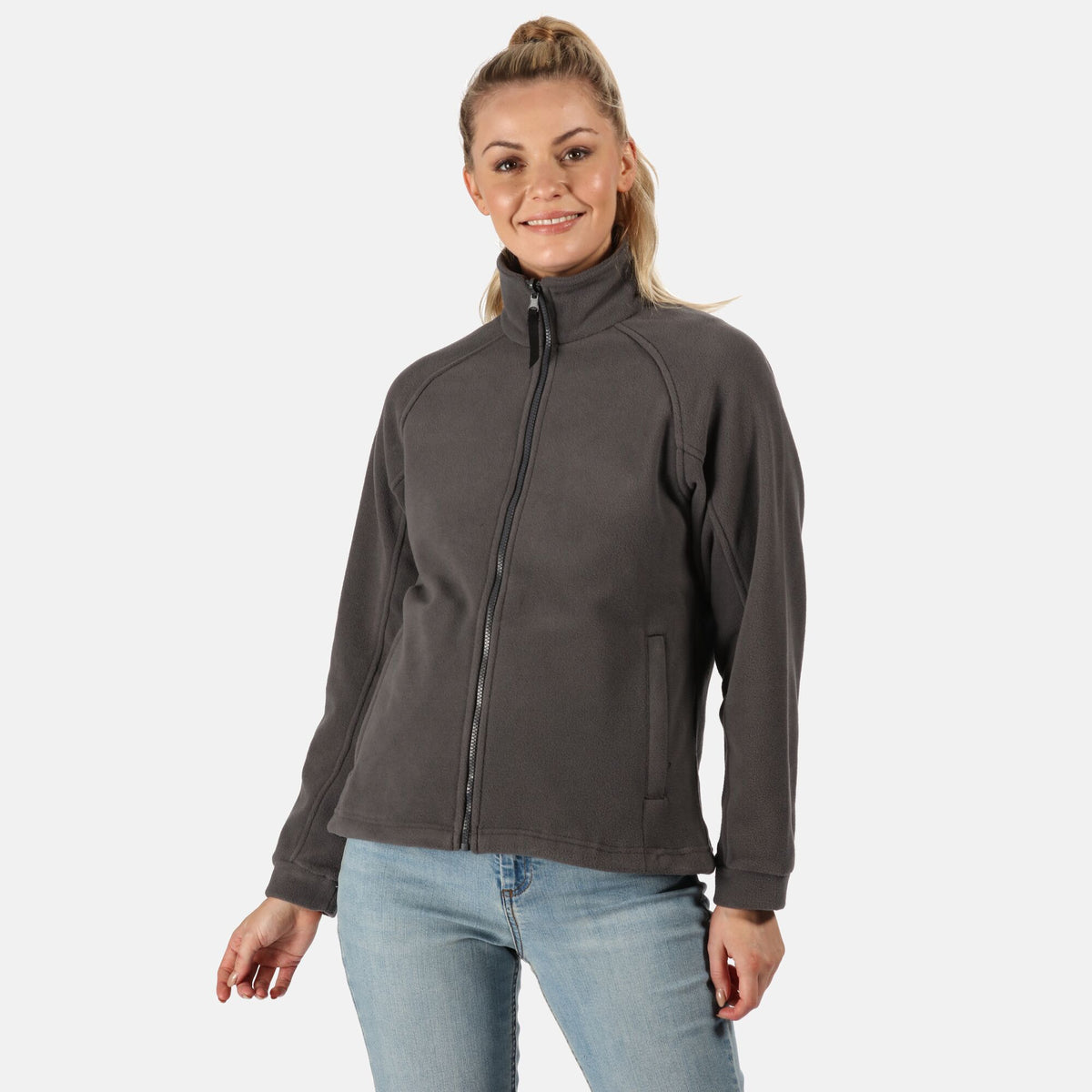 Seal Grey - Lifestyle - Regatta Professional Womens-Ladies Fleece Jacket