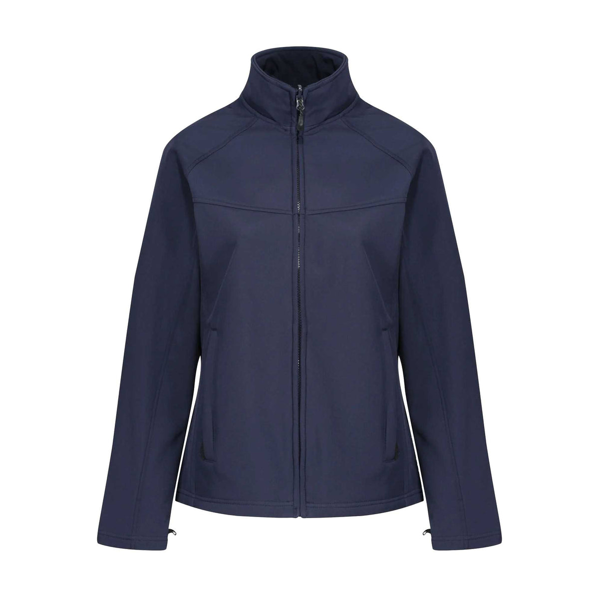 Navy-Navy - Front - Regatta Professional Ladies Uproar Softshell Wind Resistant Jacket