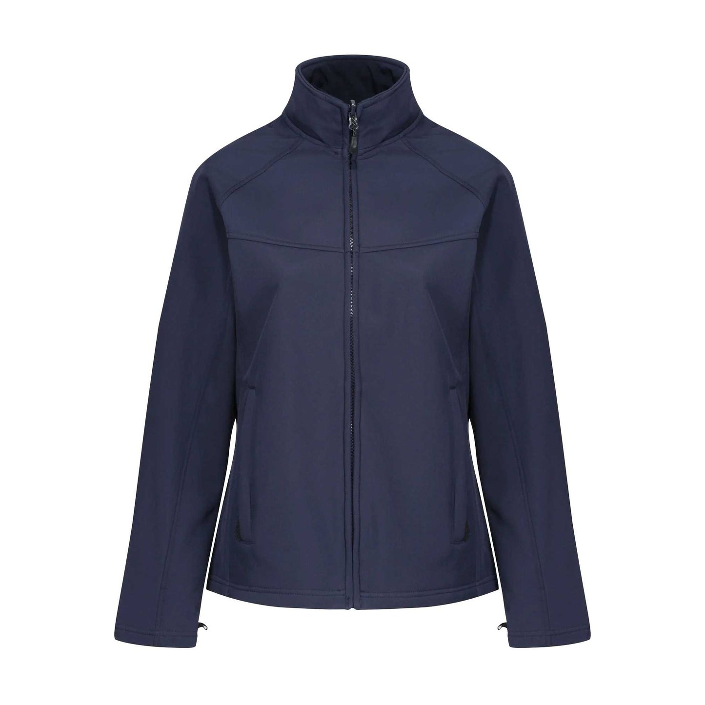 Navy-Navy - Front - Regatta Professional Ladies Uproar Softshell Wind Resistant Jacket