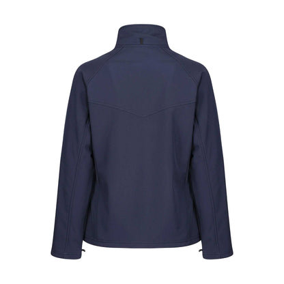 Navy-Navy - Back - Regatta Professional Ladies Uproar Softshell Wind Resistant Jacket