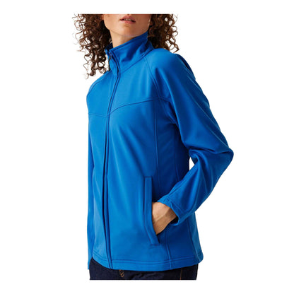 Oxford Blue - Side - Regatta Professional Ladies Uproar Softshell Wind Resistant Jacket
