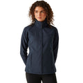 Navy - Back - Regatta Professional Ladies Uproar Softshell Wind Resistant Jacket