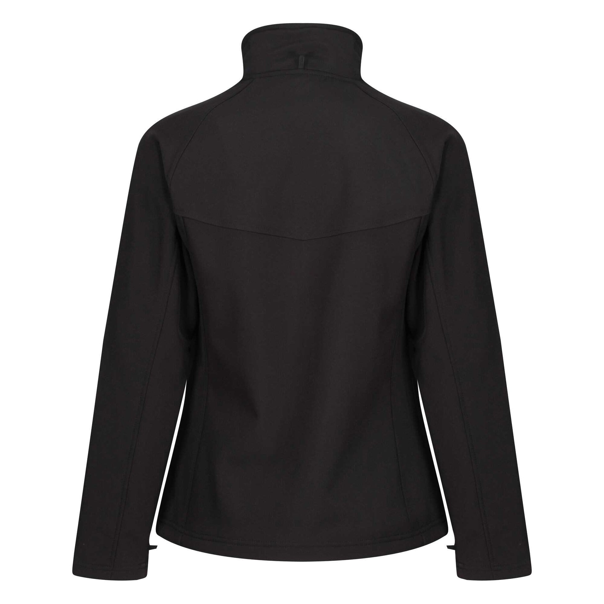 All Black - Back - Regatta Professional Ladies Uproar Softshell Wind Resistant Jacket