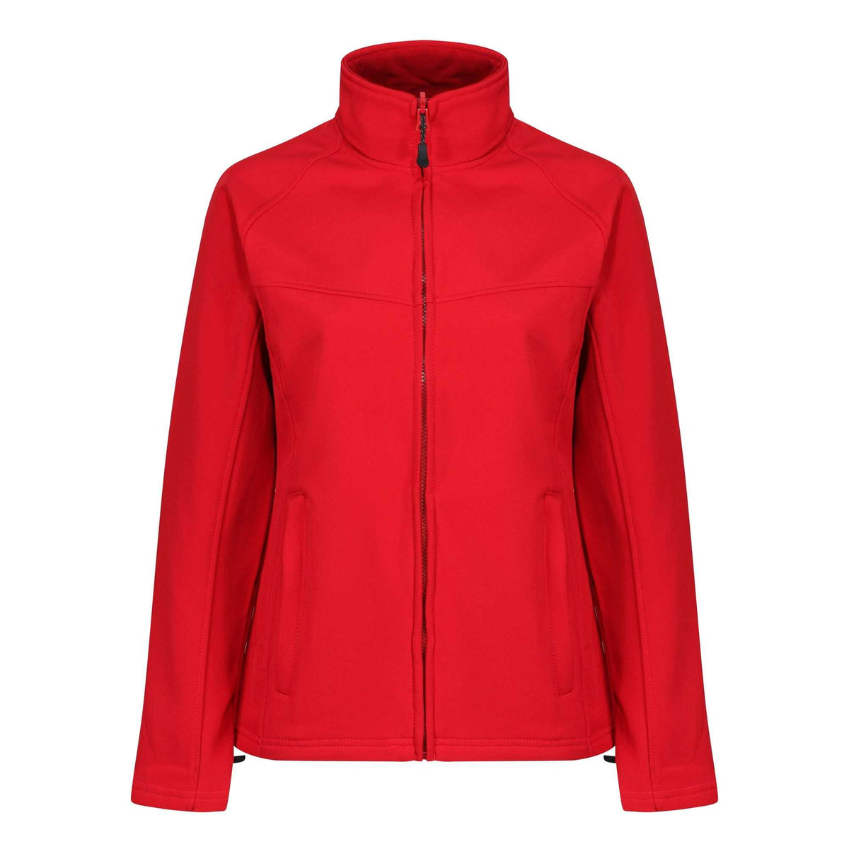 Classic Red-Seal Grey - Front - Regatta Professional Ladies Uproar Softshell Wind Resistant Jacket