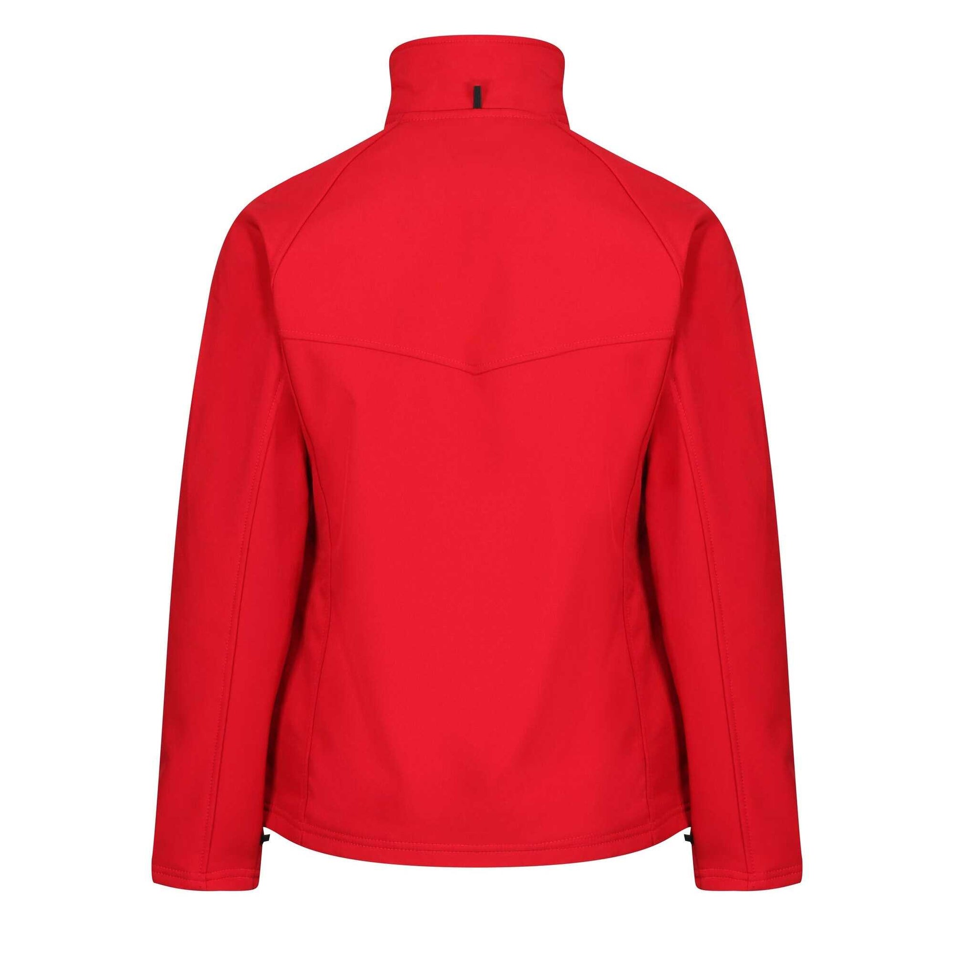 Classic Red-Seal Grey - Back - Regatta Professional Ladies Uproar Softshell Wind Resistant Jacket