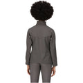 Seal Grey - Back - Regatta Professional Ladies Uproar Softshell Wind Resistant Jacket