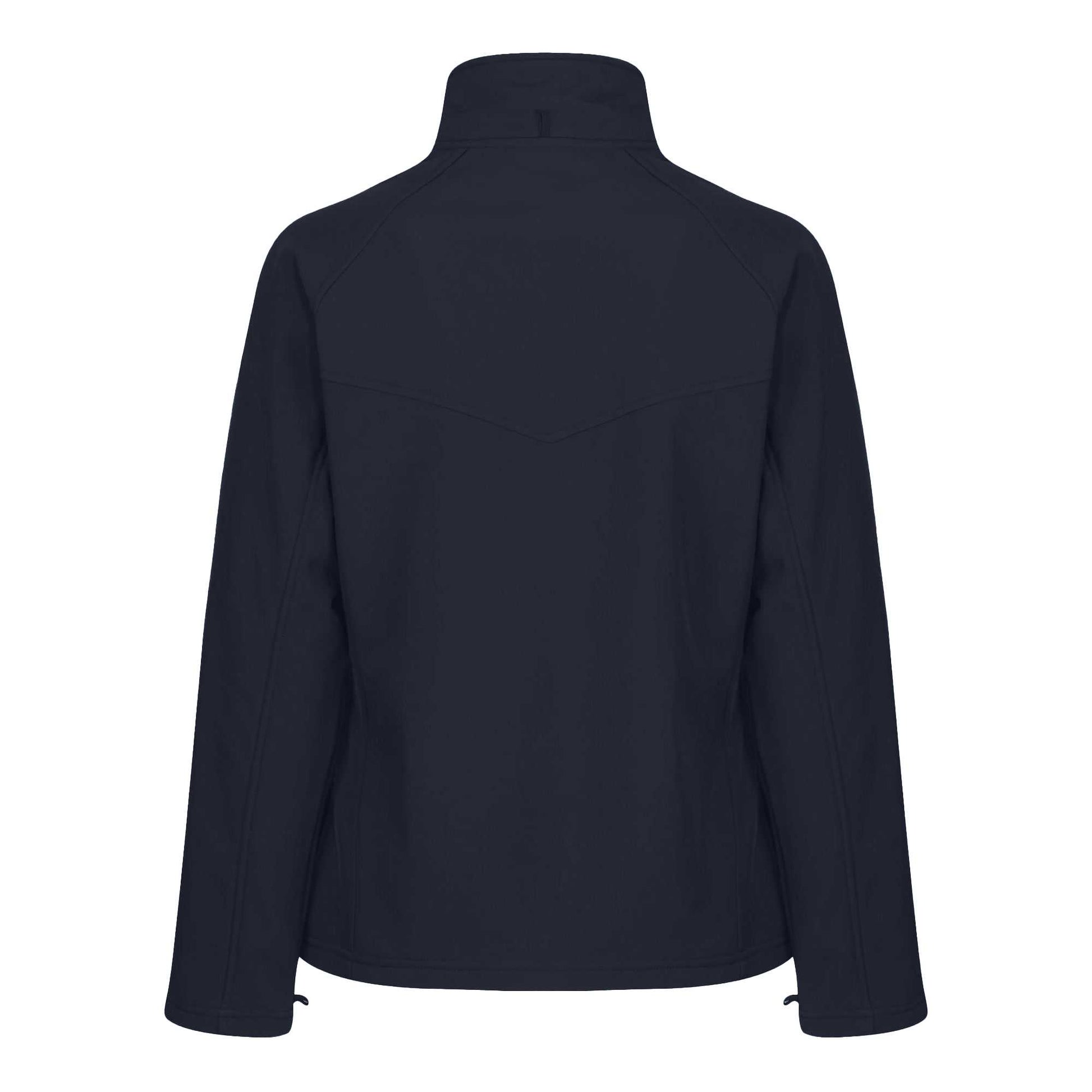 Navy - Back - Regatta Professional Ladies Uproar Softshell Wind Resistant Jacket