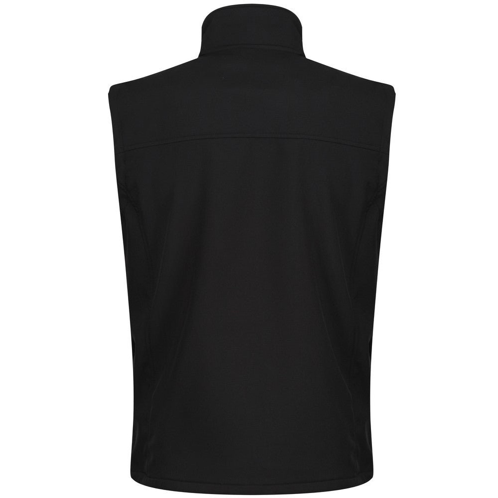 All Black - Back - Regatta Professional Mens Softshell Body Warmer