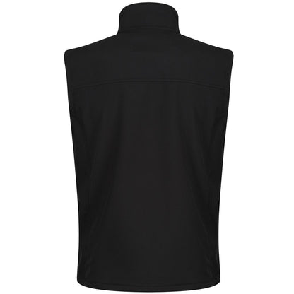 All Black - Back - Regatta Professional Mens Softshell Body Warmer