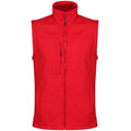 Classic Red - Front - Regatta Mens Flux Softshell Bodywarmer - Sleeveless Jacket Water Repellent And Wind Resistant