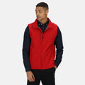 Classic Red - Lifestyle - Regatta Mens Flux Softshell Bodywarmer - Sleeveless Jacket Water Repellent And Wind Resistant