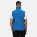 Oxford Blue - Side - Regatta Mens Flux Softshell Bodywarmer - Sleeveless Jacket Water Repellent And Wind Resistant