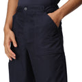 Navy - Side - Regatta Professional Mens Workwear Action Trouser (Water Repellent)