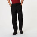 Black - Side - Regatta Mens Sports New Lined Action Trousers