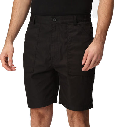 Black - Side - Regatta Professional Mens Shorts