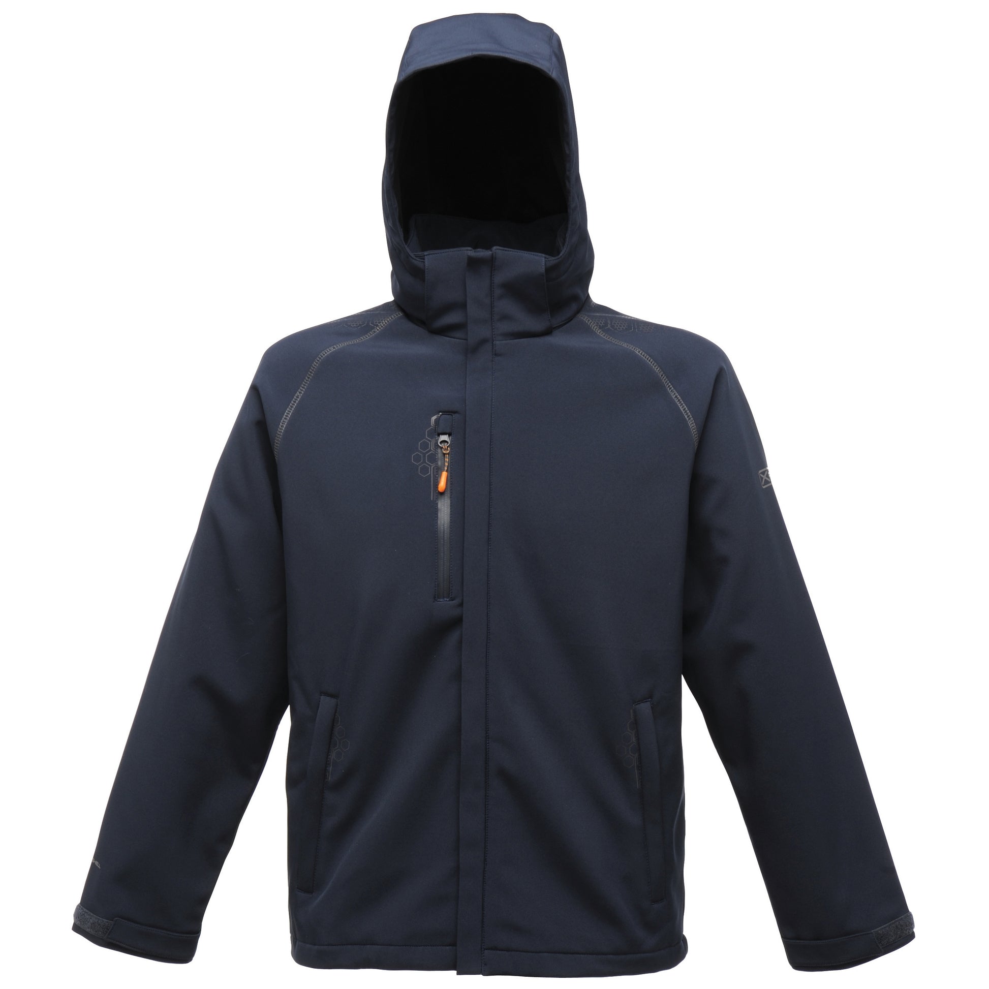 Navy - Front - Regatta Professional Mens Repeller X-Pro Softshell Jacket