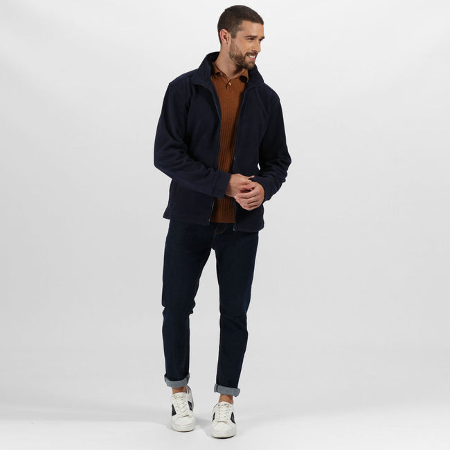 Navy - Back - Regatta Professional Mens Thor 300 Full Zip Fleece Jacket