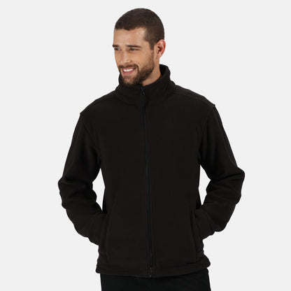 Black - Side - Regatta Professional Mens Thor 300 Full Zip Fleece Jacket