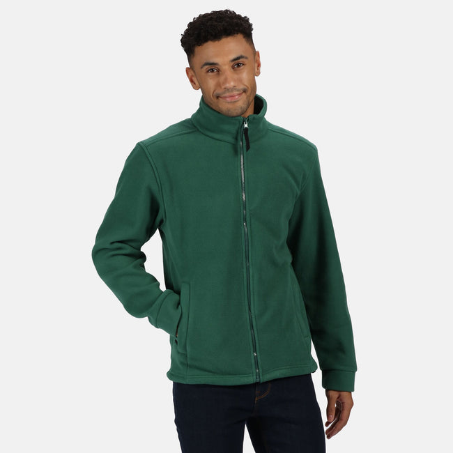 Bottle Green - Side - Regatta Professional Mens Thor 300 Full Zip Fleece Jacket