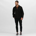 Black - Lifestyle - Regatta Mens Thor 350 Full Zip Fleece Jacket