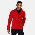 Classic Red - Back - Regatta Professional Mens Plain Micro Fleece Full Zip Jacket (Layer Lite)