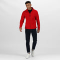 Classic Red - Lifestyle - Regatta Professional Mens Plain Micro Fleece Full Zip Jacket (Layer Lite)