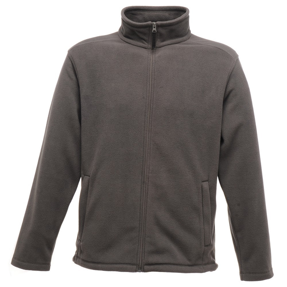 Seal Grey - Front - Regatta Professional Mens Plain Micro Fleece Full Zip Jacket (Layer Lite)