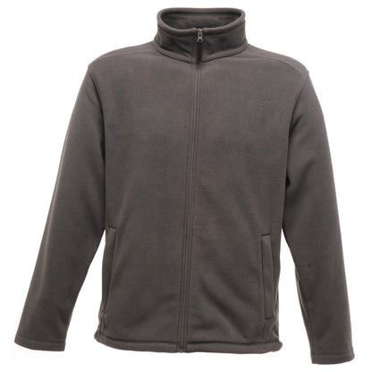 Seal Grey - Front - Regatta Professional Mens Plain Micro Fleece Full Zip Jacket (Layer Lite)