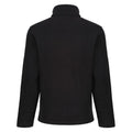 Black - Back - Regatta Mens Plain Micro Fleece Full Zip Jacket (Layer Lite)