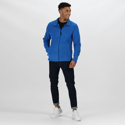Oxford Blue - Lifestyle - Regatta Professional Mens Plain Micro Fleece Full Zip Jacket (Layer Lite)