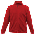 Classic Red - Front - Regatta Professional Mens Plain Micro Fleece Full Zip Jacket (Layer Lite)