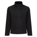Black - Front - Regatta Professional Mens Plain Micro Fleece Full Zip Jacket (Layer Lite)