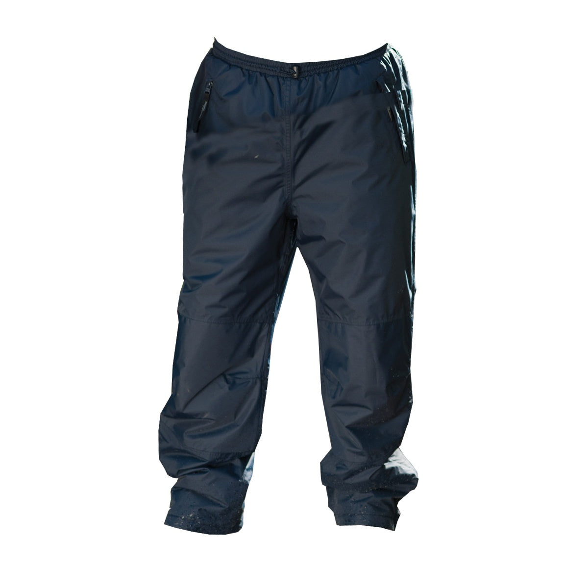 Navy - Front - Regatta Professional Mens Wetherby Rain Padded Over Trouser (31inch Leg Length)