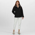 Black - Pack Shot - Regatta Womens-Ladies Beauford Insulated Waterproof Windproof Performance Jacket