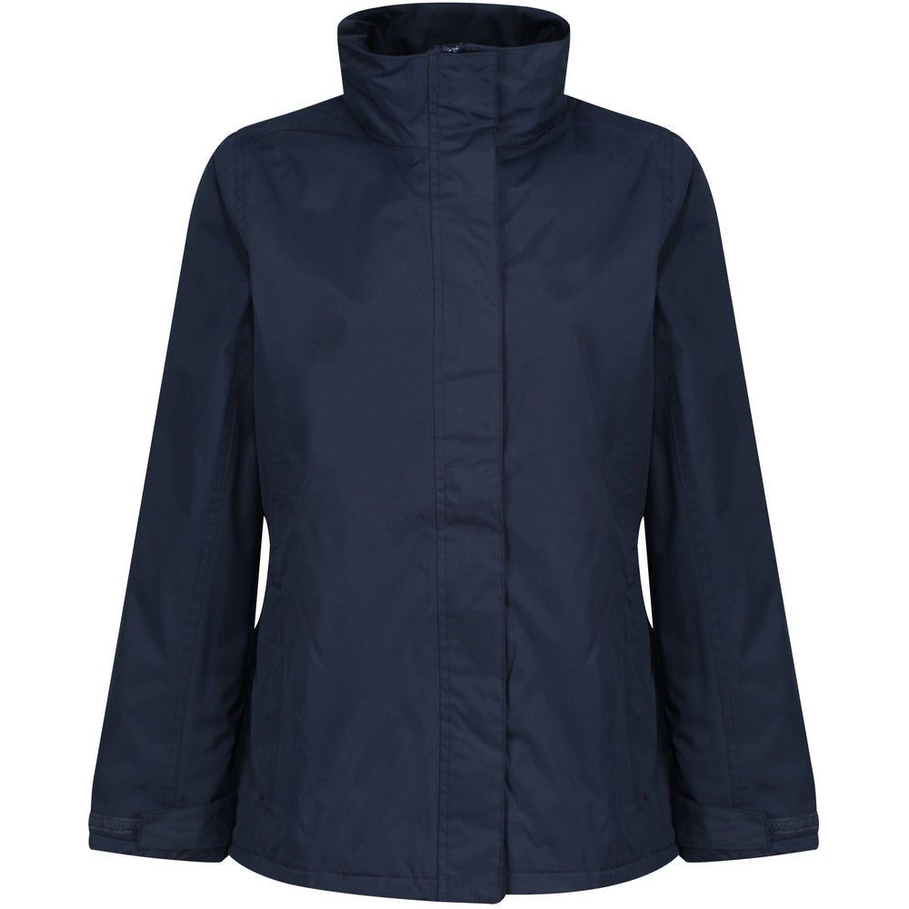Navy - Front - Regatta Professional Womens-Ladies Beauford Insulated Waterproof Windproof Performance Jacket